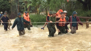 Công an các đơn vị, địa phương tập trung ứng phó, khắc phục hậu quả mưa lũ