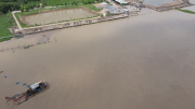 Chủ dự án nuôi trồng thủy sản khai thác trái phép 1.000 m3 cát sông