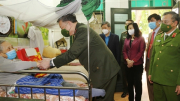 Bộ trưởng Tô Lâm thăm, tặng quà các thương, bệnh binh tại Trung tâm điều dưỡng thương binh Thuận Thành