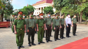 Thứ trưởng Lê Văn Tuyến thăm, làm việc tại Công an Đắk Nông