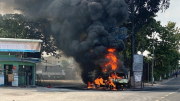 Biểu dương tài xế dũng cảm lái xe bồn đang cháy để cứu cây xăng