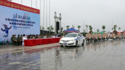 Công an Bắc Giang ra quân và tổng duyệt bảo đảm ANTT SEA Games 31