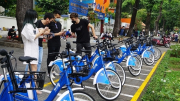 Sẽ có hơn 200 điểm trạm cho thuê xe đạp công cộng tại Hà Nội