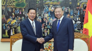 Thắt chặt hợp tác giữa Bộ Công an Việt Nam - Bộ Công an Lào