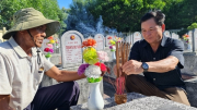 Cựu chiến binh 40 năm chăm sóc nghĩa trang liệt sĩ
