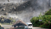 Cảnh tượng tan hoang sau động đất tại Philippines