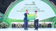 Vietcombank trao 5 tỷ đồng hỗ trợ kinh phí xây dựng trường Trung học cơ sở ở Nam Định
