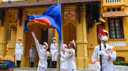 Trang trọng lễ thượng cờ kỷ niệm 55 năm thành lập ASEAN