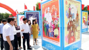 Triển lãm tranh cổ động kỷ niệm 60 năm Ngày Bác Hồ về thăm tỉnh Phú Thọ