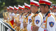 Đoàn Nghi lễ CAND lưu diễn phục vụ nhân dân và du khách tại TP Hồ Chí Minh