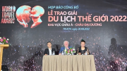 Việt Nam đăng cai tổ chức lễ trao giải Du lịch thế giới 2022
