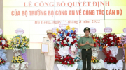 Đại tá Đinh Văn Nơi nói gì khi nhận nhiệm vụ Giám đốc Công an Quảng Ninh?