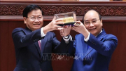 Chủ tịch nước: Quan hệ Việt-Lào sẽ tiếp tục nở hoa thơm, kết trái ngọt