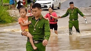 Công an tỉnh Thanh Hóa: Chủ động phòng, chống mưa lũ và giúp dân