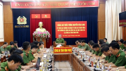 Thứ trưởng Nguyễn Văn Long kiểm tra công tác tại Công an tỉnh Vĩnh Phúc