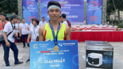 VĐV của Học viện ANND đoạt huy chương vàng Giải chạy Báo Hà Nội mới