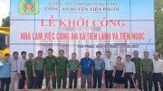Khởi công hai trụ sở làm việc Công an xã đầu tiên tại Quảng Nam