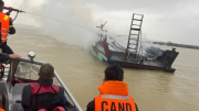 Vụ cháy 8 tàu và phương tiện du lịch trên biển Cửa Đại: Khả năng do chập điện