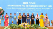 Thủ tướng Chính phủ Phạm Minh Chính đối thoại với phụ nữ Việt Nam