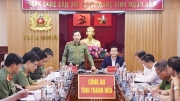 Thứ trưởng Lê Văn Tuyến kiểm tra công tác tại Công an tỉnh Thanh Hóa