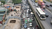 Khẩn trương khắc phục ùn tắc trên đường Nguyễn Xiển