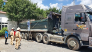Công an tỉnh Ninh Bình quyết liệt xử lý xe quá tải, cơi nới thùng