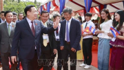 Chủ tịch Quốc hội Vương Đình Huệ thăm, làm việc tại tỉnh Kampong Thom