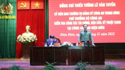 Thứ trưởng Lê Văn Tuyến kiểm tra công tác tại Công an tỉnh Điện Biên