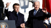Tổng thống Mỹ và Tổng thống Pháp ra tuyên bố chung sau cuộc gặp mặt