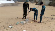 Quảng Ngãi phát hiện 20kg nghi ma túy trôi dạt vào bờ biển