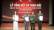 Trao giải cuộc thi "Tìm hiểu truyền thống yêu nước của dân tộc Việt Nam”