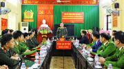 Thứ trưởng Trần Quốc Tỏ kiểm tra công tác tại Công an tỉnh Nam Định
