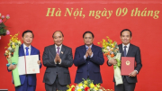 Trao Quyết định bổ nhiệm hai tân Phó Thủ tướng Chính phủ Trần Hồng Hà và Trần Lưu Quang