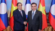 Thủ tướng Phạm Minh Chính hội kiến Chủ tịch Quốc hội Lào Saysomphone Phomvihane