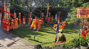 Độc đáo nghi lễ dựng nêu ngày 23 tháng Chạp trong Hoàng cung Huế