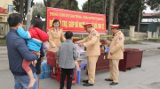Hơn 60.000 người dân về quê đón Tết được CSGT Thanh Hóa hỗ trợ
