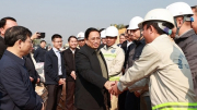 Thủ tướng kiểm tra dự án đường bộ cao tốc Tuyên Quang-Phú Thọ