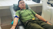 Cán bộ Công an Quảng Nam hiến máu cứu bệnh nhân nguy kịch