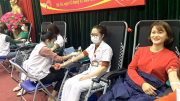 Gần 150 y, bác sĩ Bệnh viện Y học cổ truyền Bộ Công an tham gia hiến máu