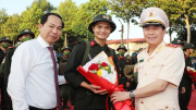 Thứ trưởng Lê Quốc Hùng dự Lễ giao, nhận quân tại TP Cần Thơ