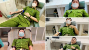 6 cán bộ, chiến sĩ Công an Quảng Nam hiến máu cứu người nguy kịch