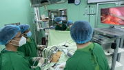Bệnh viện 30-4 phẫu thuật thành công nội soi cắt u nang lớn ở lách