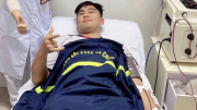 3 cán bộ Công an Bắc Giang hiến máu cứu các bệnh nhân đang nguy kịch