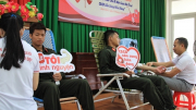 Trung đoàn CSCĐ Nam Trung bộ tổ chức hiến máu nhân đạo