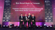 Techcombank được  The Asian Banker vinh danh là “Ngân hàng bán lẻ xuất sắc nhất”