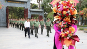 Học viện ANND về nguồn tại Khu di tích Kim Liên và tưởng niệm cố Bộ trưởng Trần Quốc Hoàn