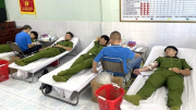 200 CBCS Công an tỉnh Đồng Nai tham gia hiến máu tình nguyện