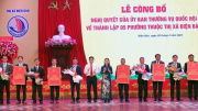 Công bố quyết định thành lập 5 phường tại Quảng Nam