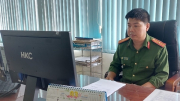Thiếu tá Trà Thanh Hữu nỗ lực trong chuyển đổi số