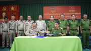 Công an Đồng Tháp ký kết quy chế phối hợp phòng, chống ma túy với Công an tỉnh Prây Veng